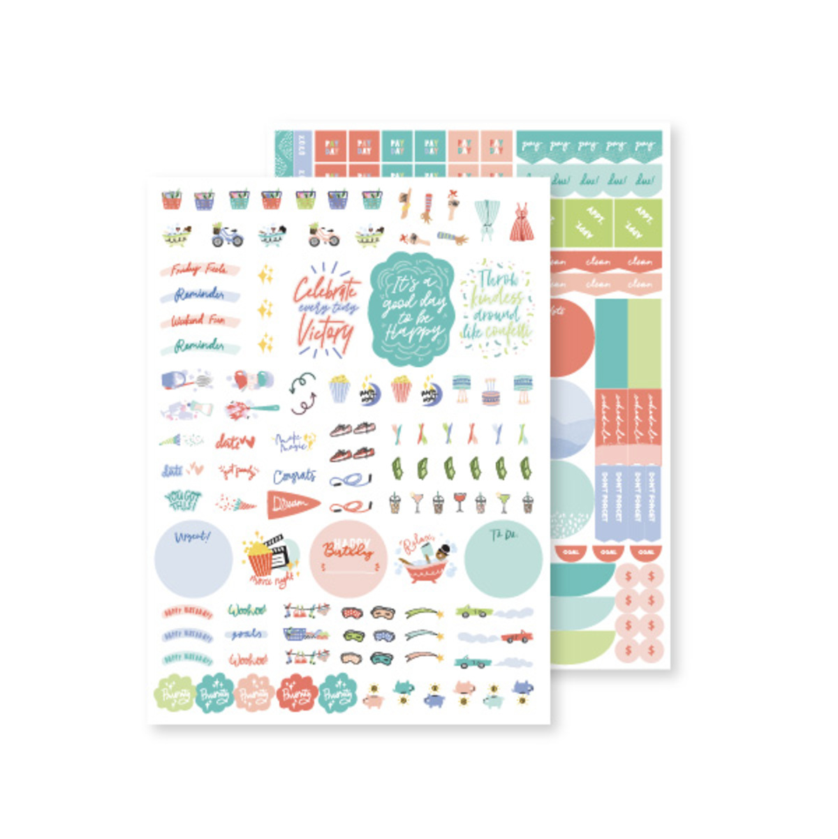 DON'T FORGET Stickers for Planner / Reminder Stickers / to Do