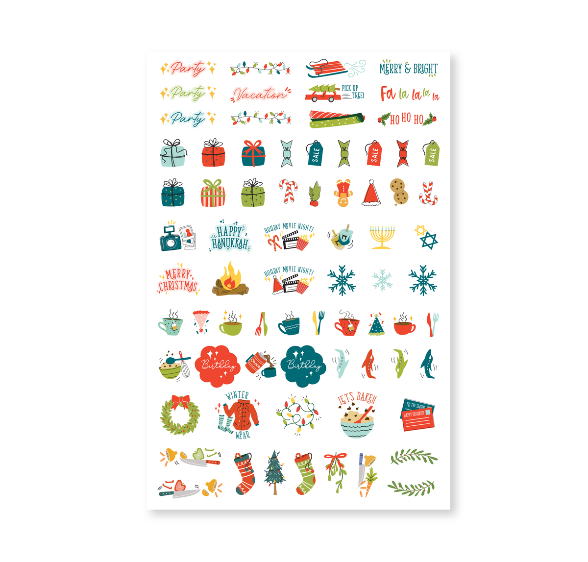 Plum Paper - Seasonal Stickers - Winter