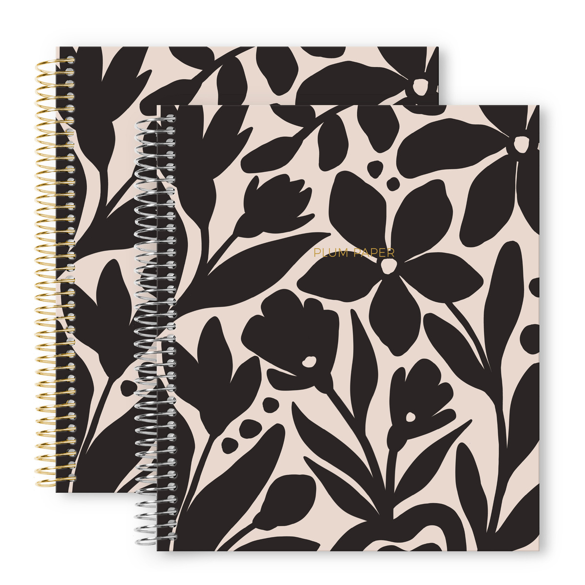 Plum Paper 7x9 Undated Planner Floral Shadow