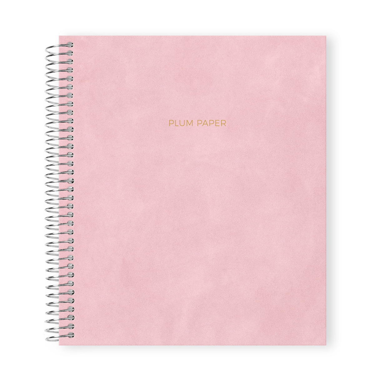 Plum Paper 7x9 Undated Planner Suede Blush
