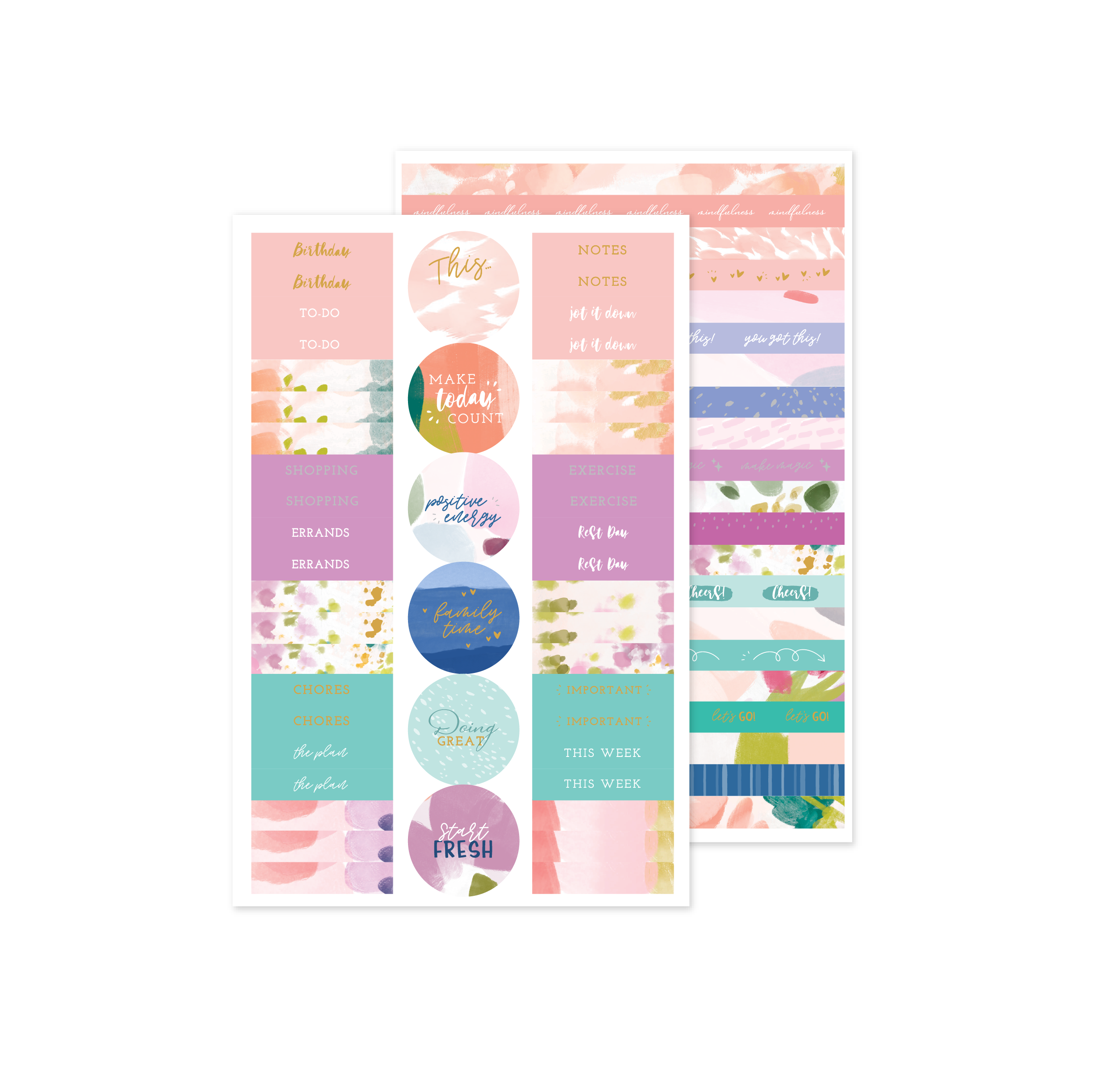 Plum Paper - Middle + High School Student Stickers.