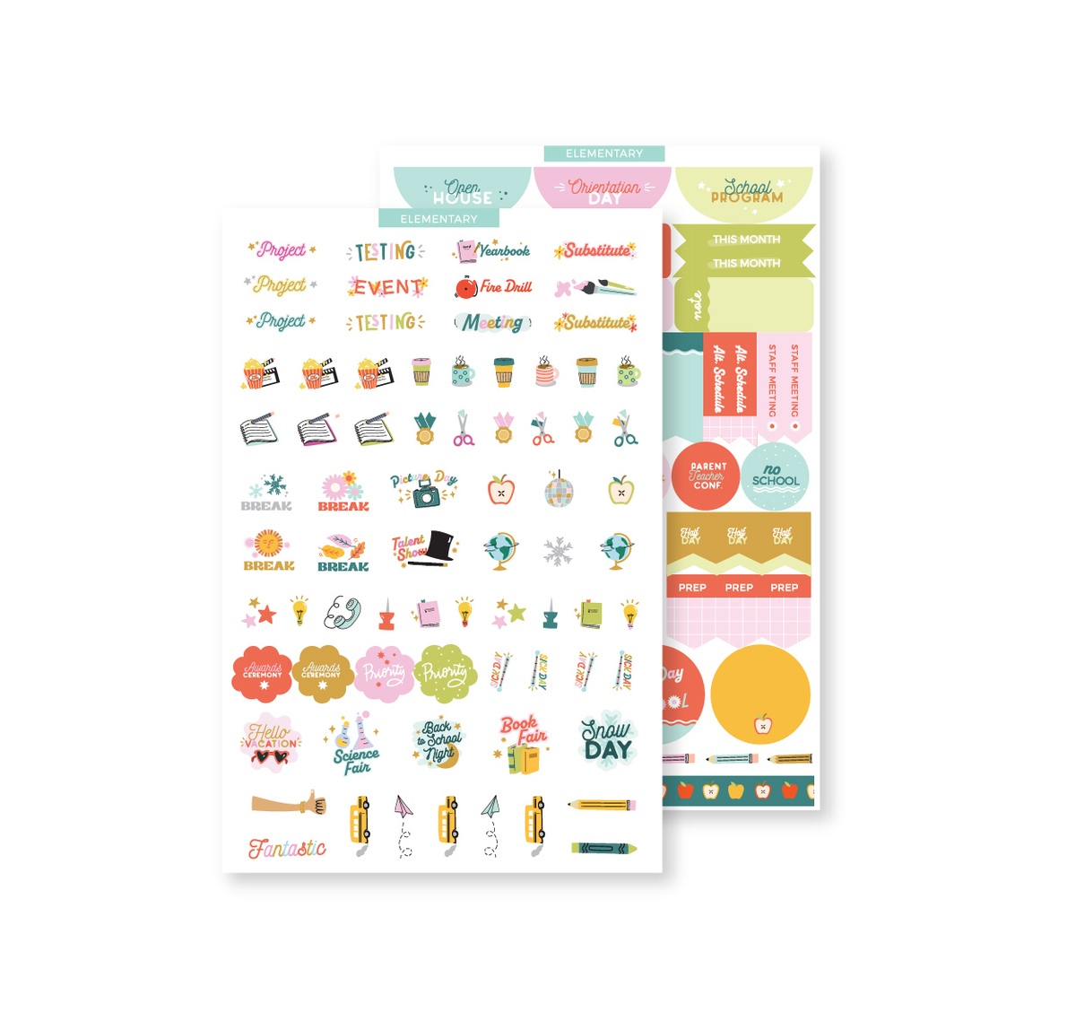 Plum Paper - Middle + High School Student Stickers.