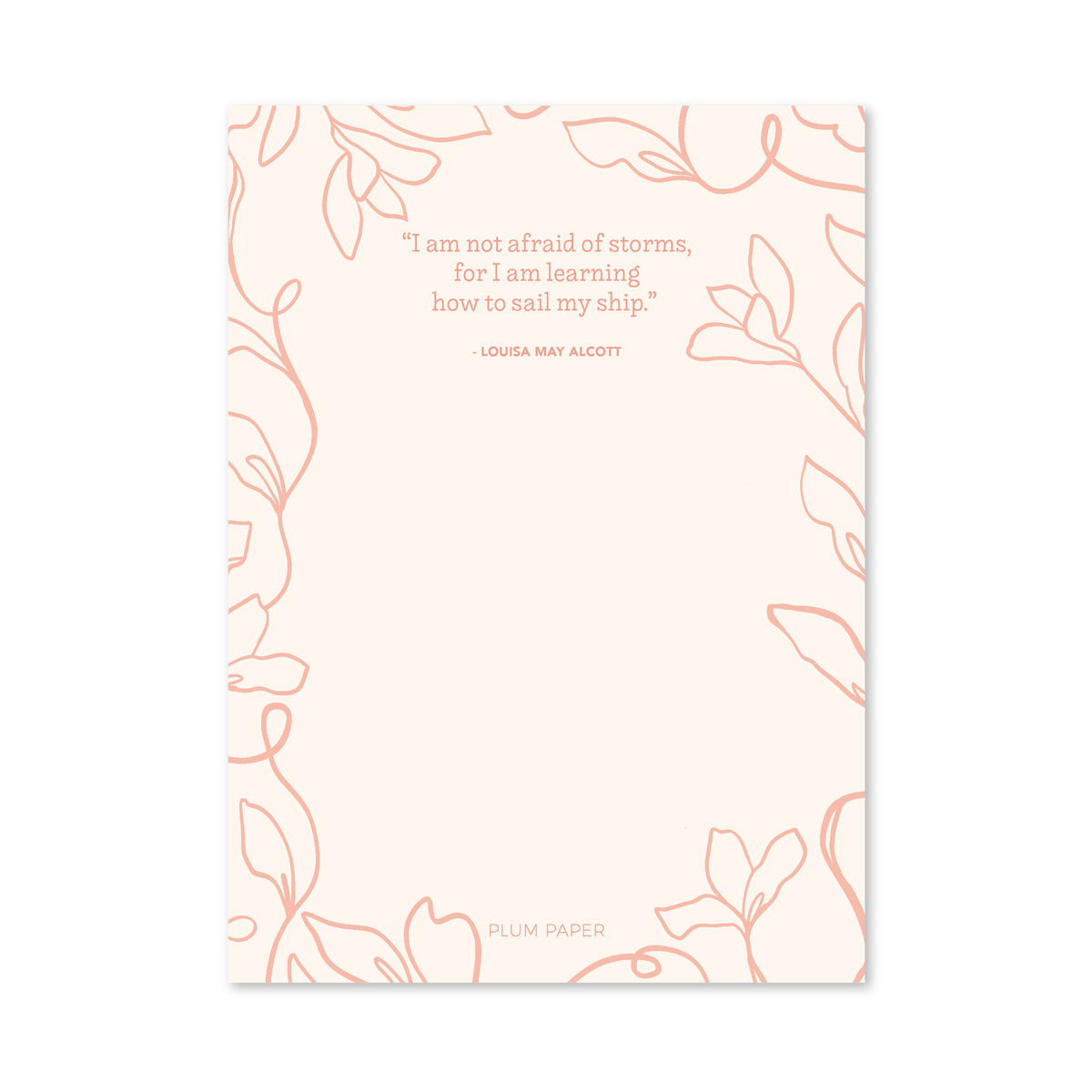 Plum Paper - Affirmations Folio Notepad