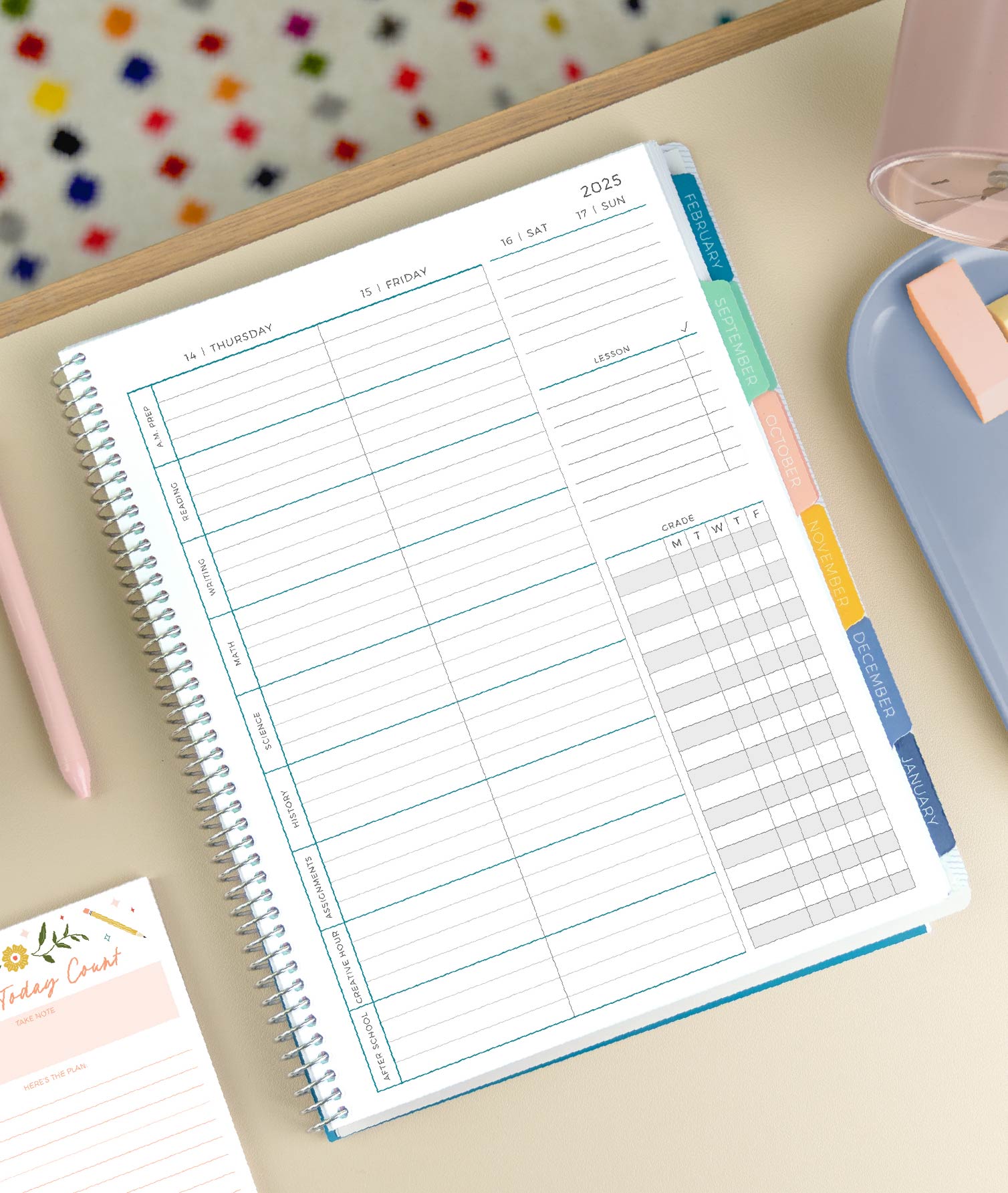 Plum Paper school planner Plum Paper school planner