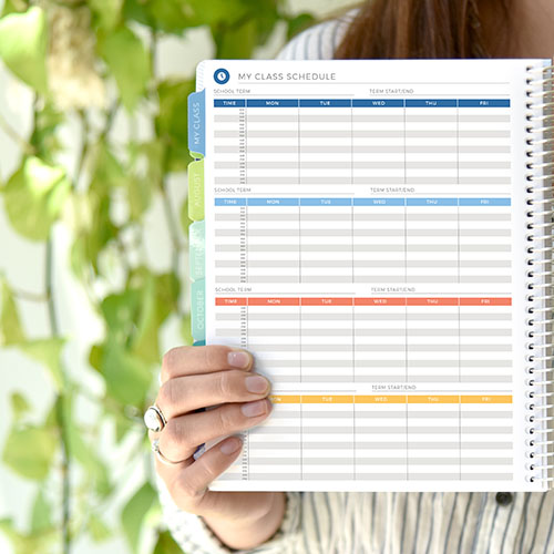 My class schedule planner template My class schedule planner template