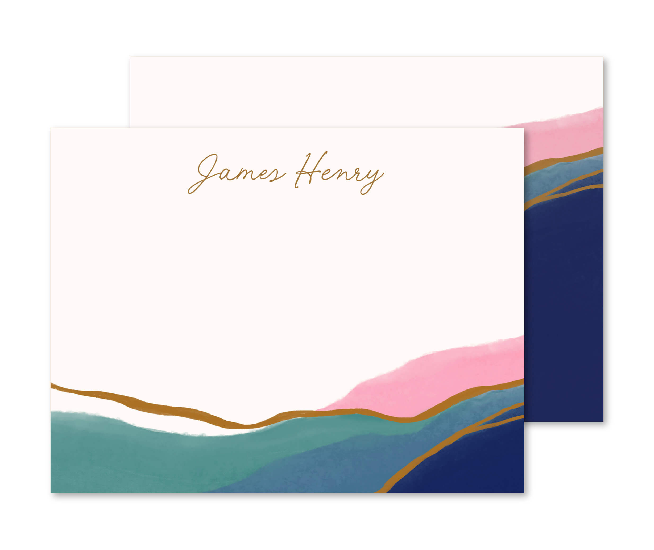 Metamorphic Jewel Personalized Stationery