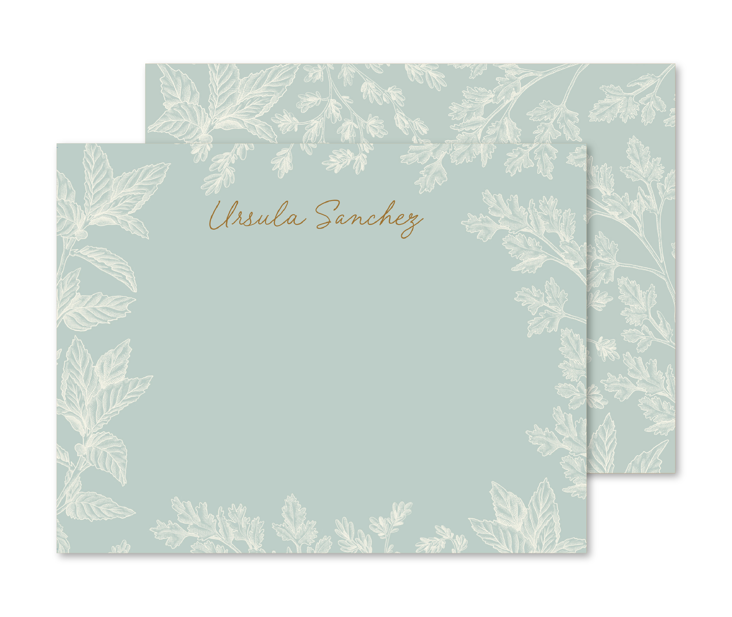 Mint to Be Personalized Stationery