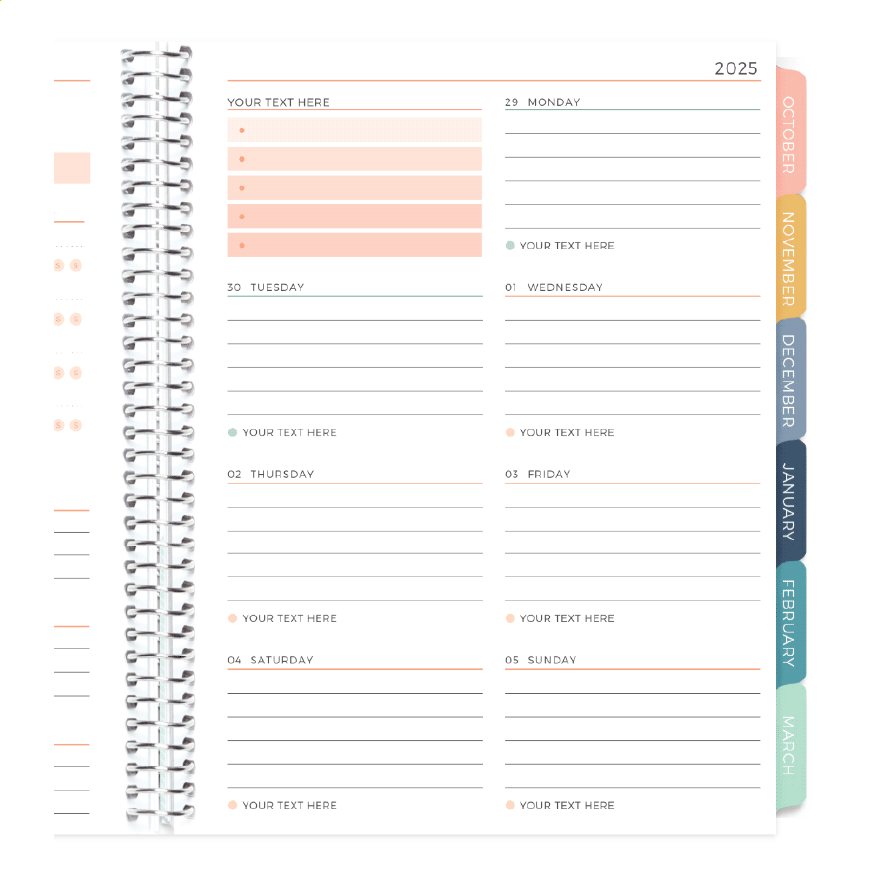 Planner Layout