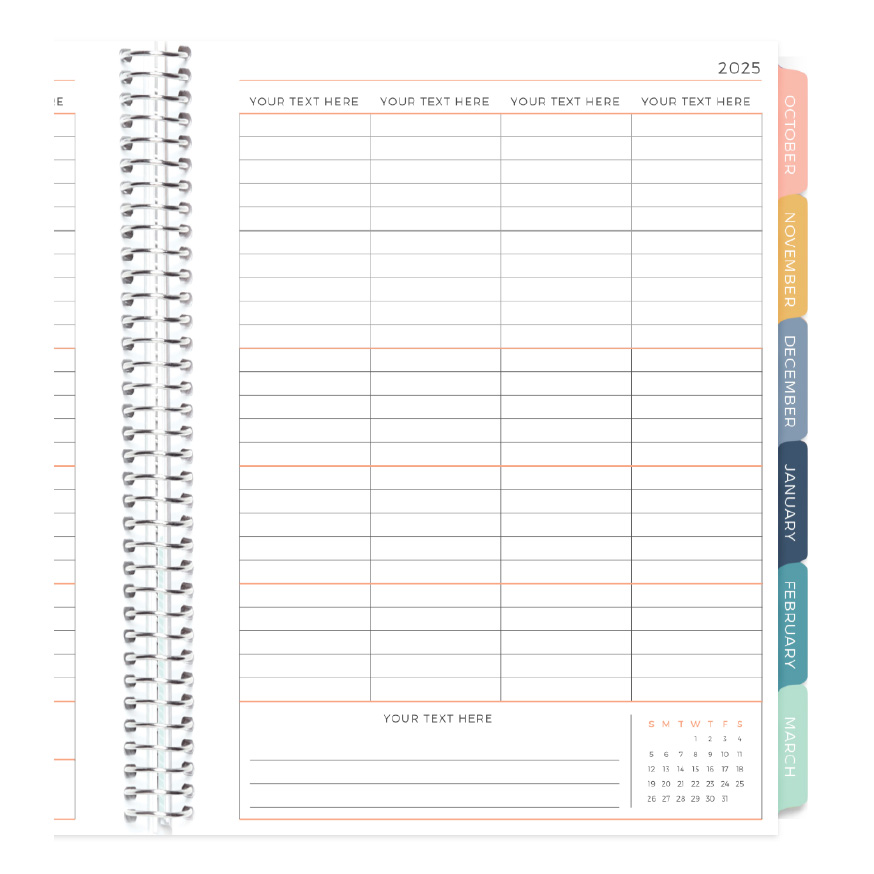 Planner Layout