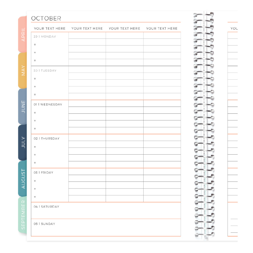 Planner Layout