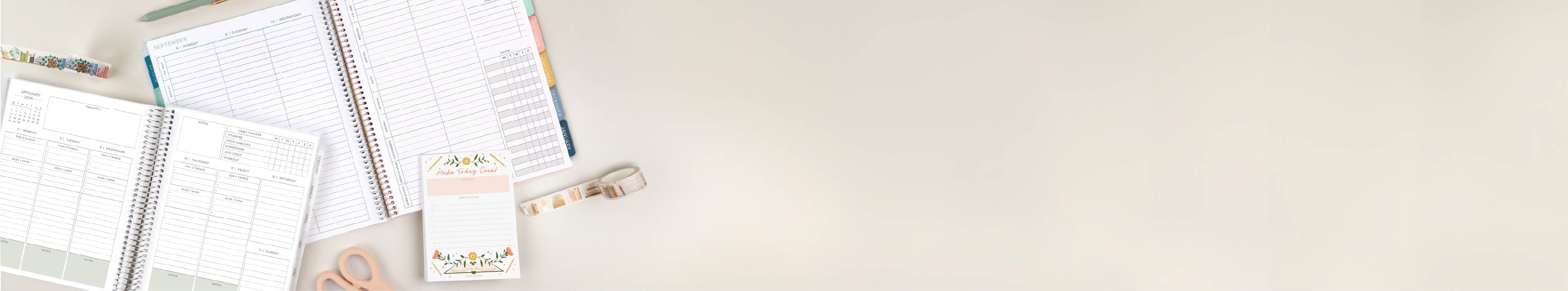 Back to school planners from Plum Paper Back to school planners from Plum Paper