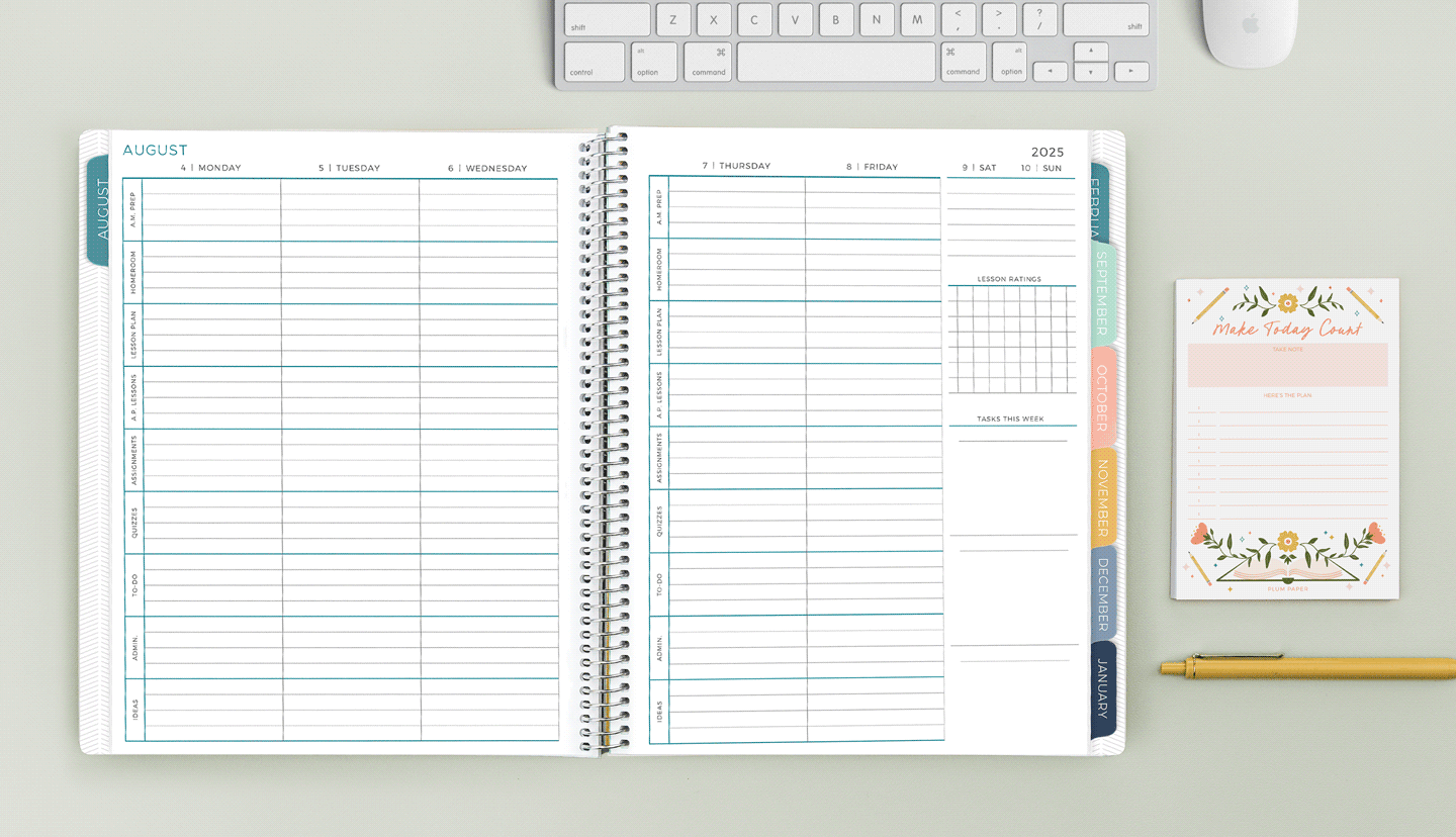 School Planner Layouts from Plum Paper School Planner Layouts from Plum Paper