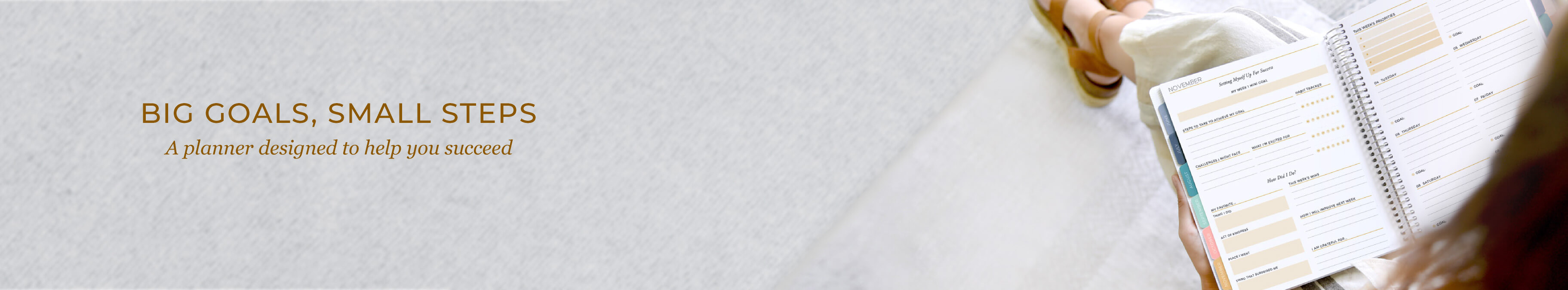 Goal Planners. Don't just set goals- let's make them happen together. Goal Planners. Don't just set goals- let's make them happen together.