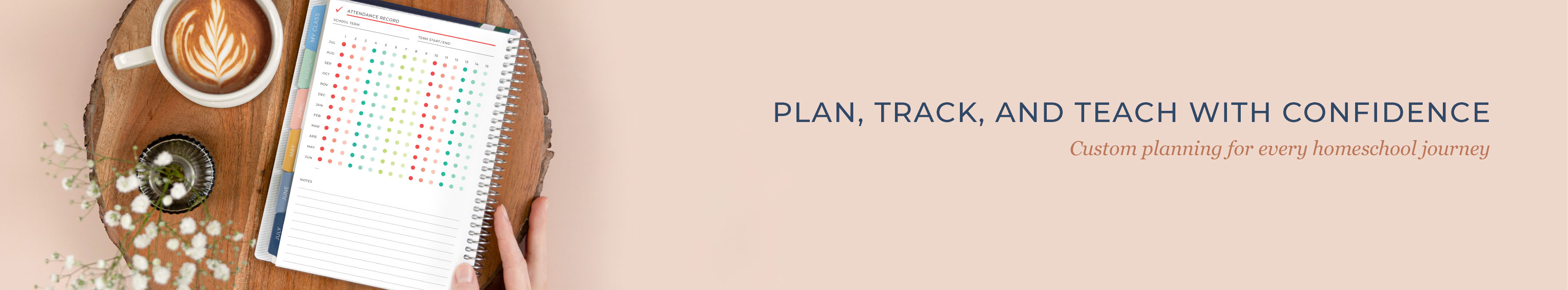 Homeschool Teacher Planners. Customized for teaching your children.