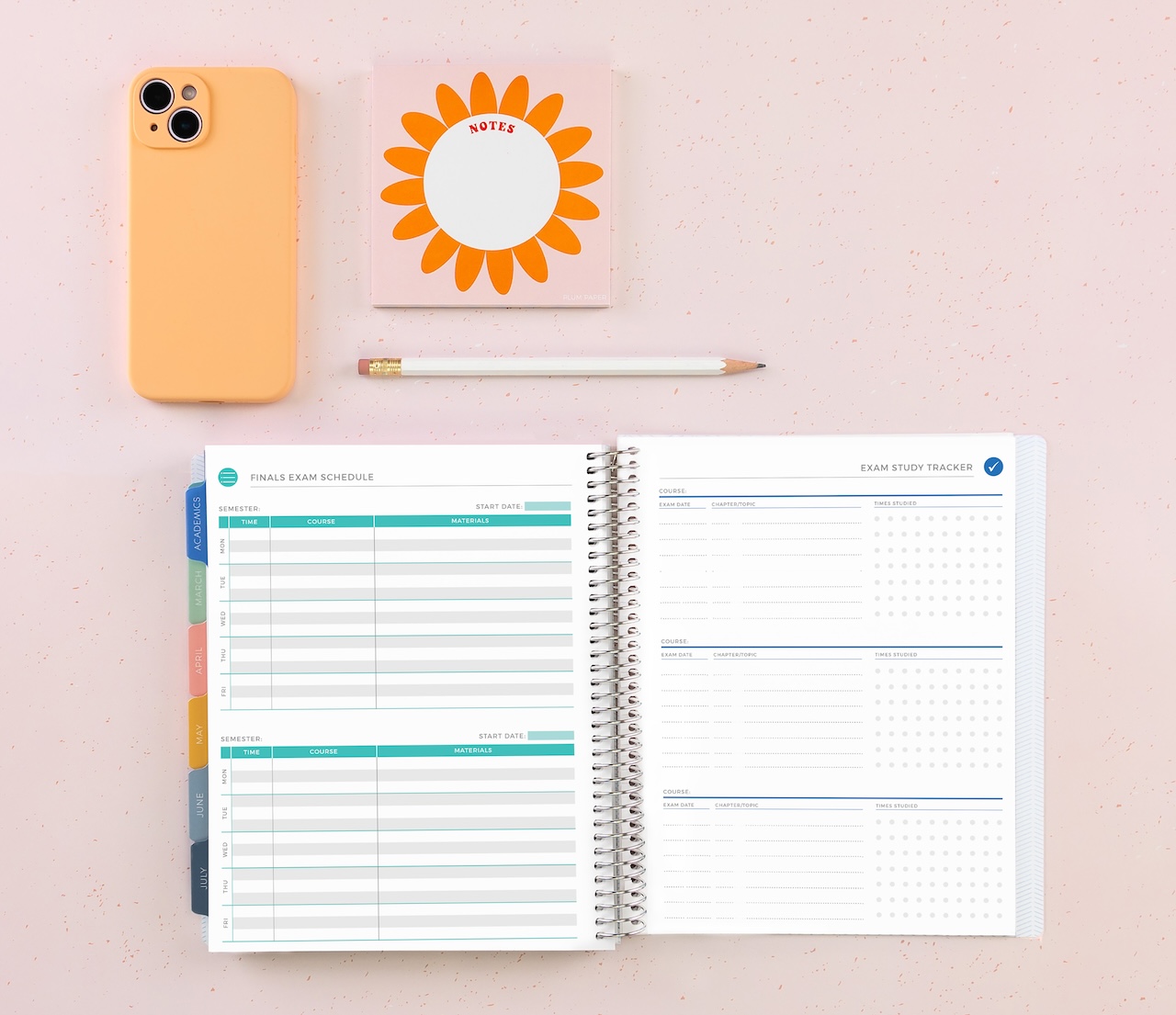 Planning for final exams