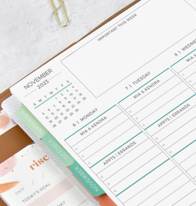 Vertical Priorities Layout with Customized Headers