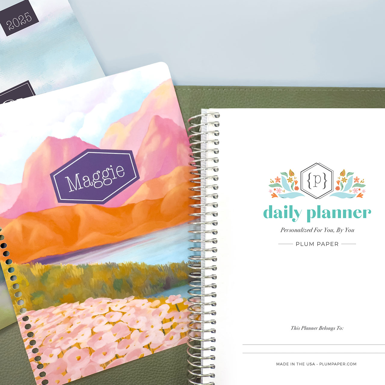 custom planners from plum paper