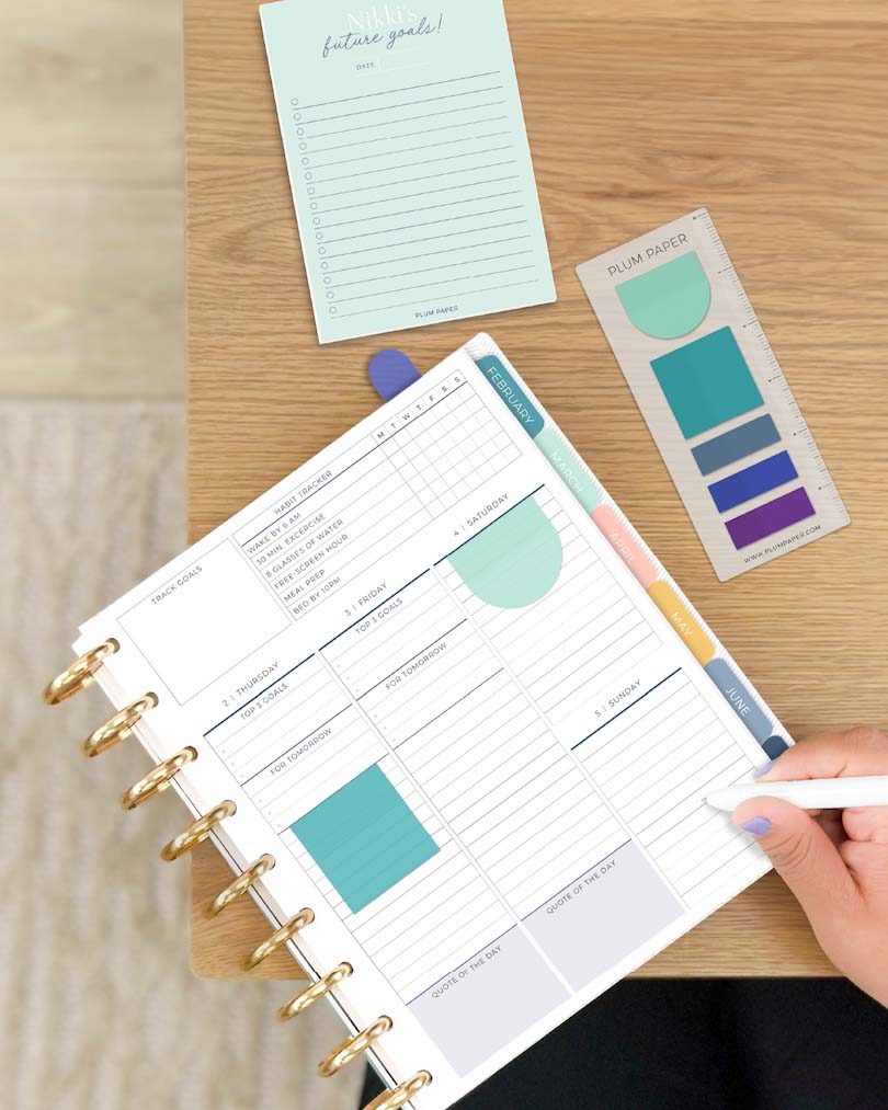 using a planner to set goals