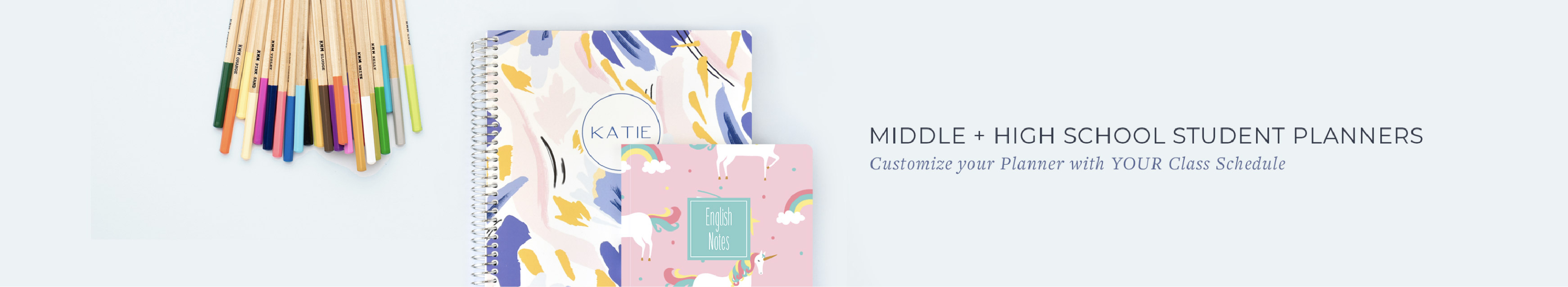 Middle + High School Student Planners