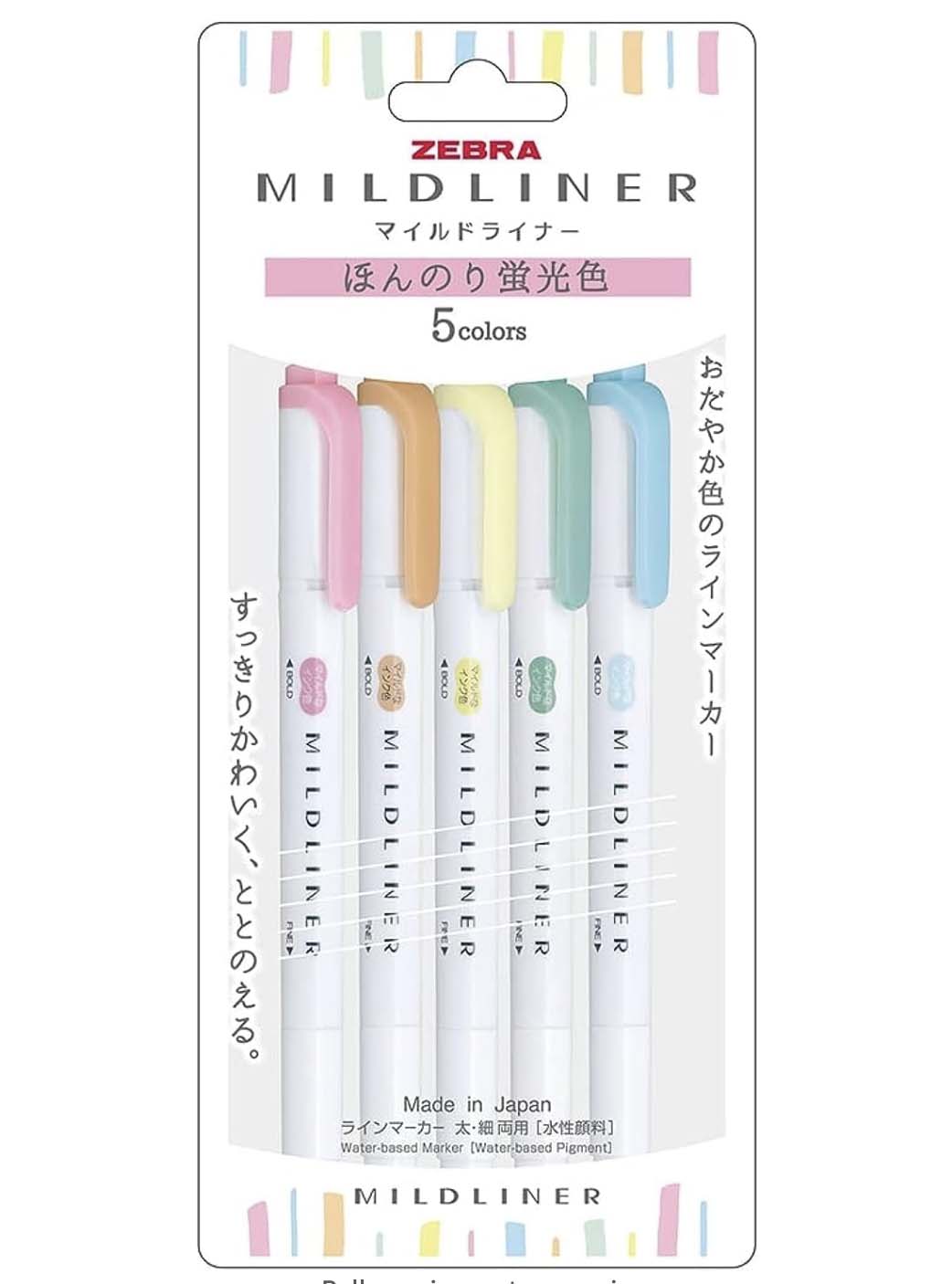 Zebra Mildliners Zebra Mildliners