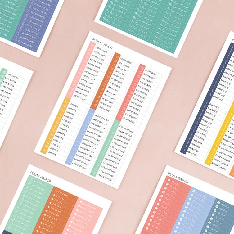 3 Creative Ways to Use Custom Stickers in Your Planner