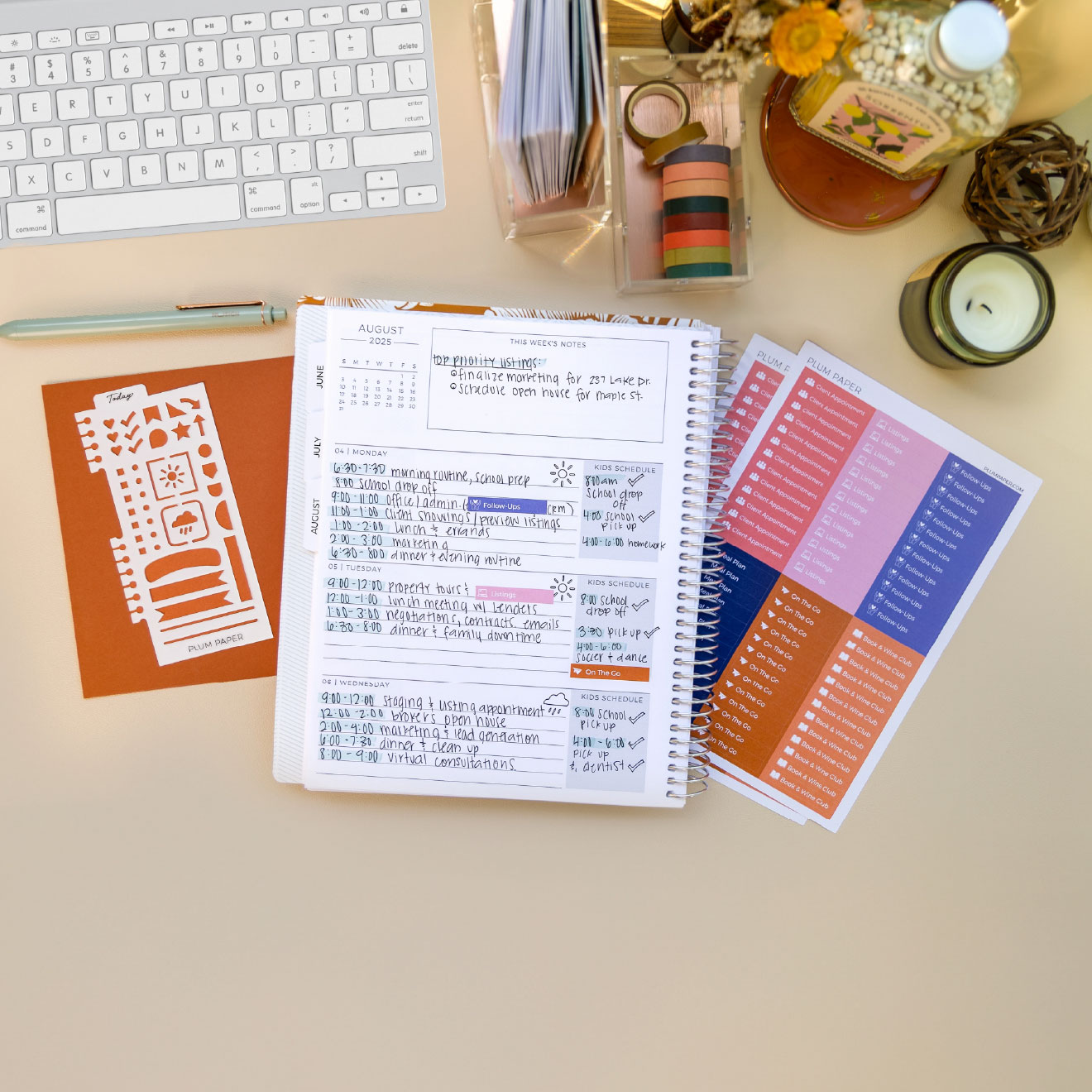 Plum paper's studious magnetic bookmarks