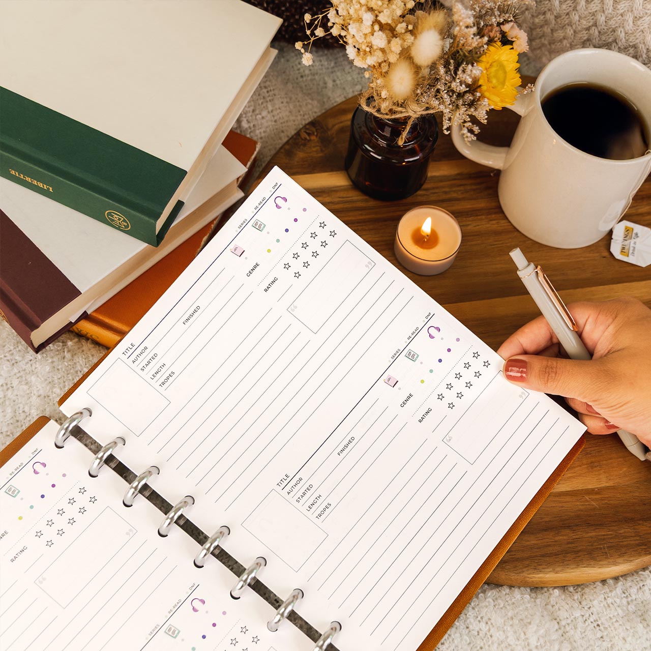 Plum paper's reading journals