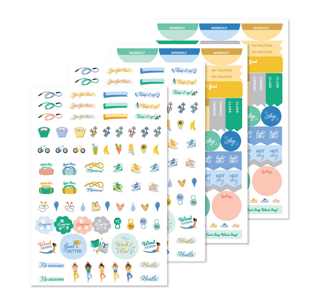 Fitness Stickers
