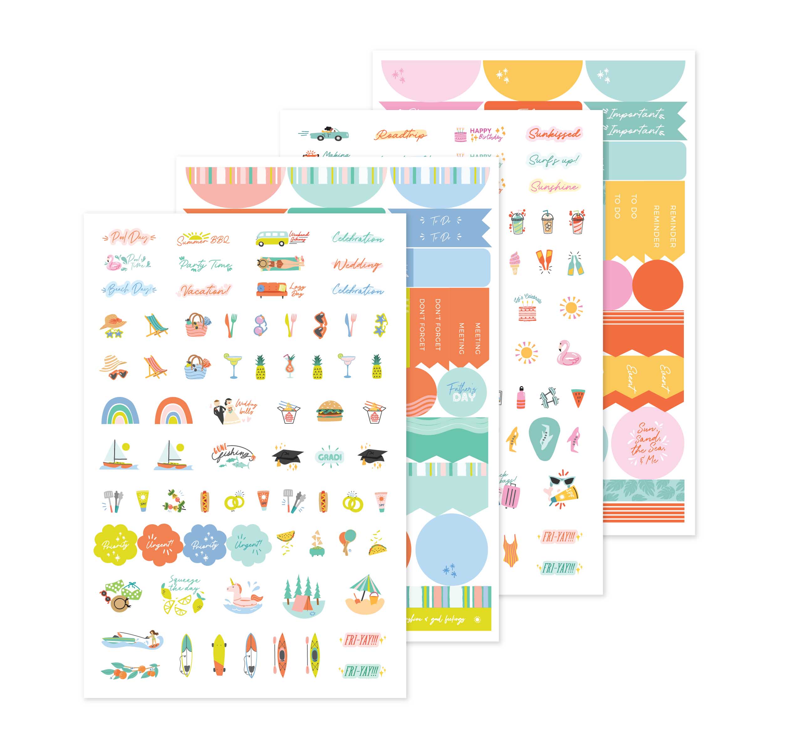 Seasonal - Summer Stickers