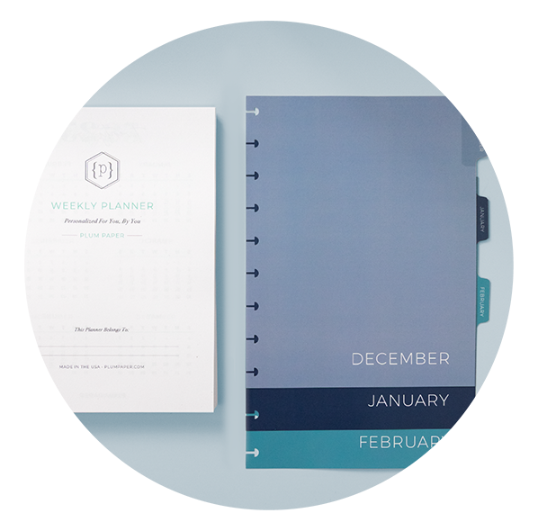 Plum Paper weekly planners with flexible start months and tabbed pages labeled December, January, and February — modern handmade planners designed for personalized scheduling and 2026 planning inspiration. Plum Paper weekly planners with flexible start months and tabbed pages labeled December, January, and February — modern handmade planners designed for personalized scheduling and 2026 planning inspiration.