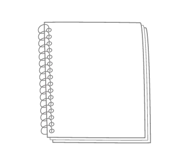 7x9 Custom Stickers - White