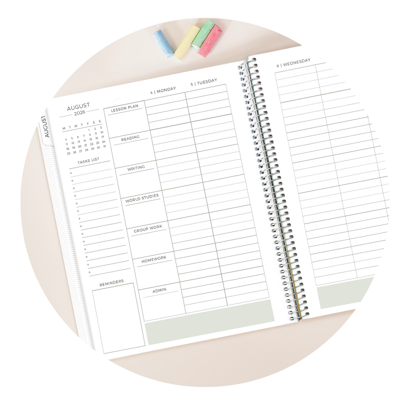 Teacher Planner Layout