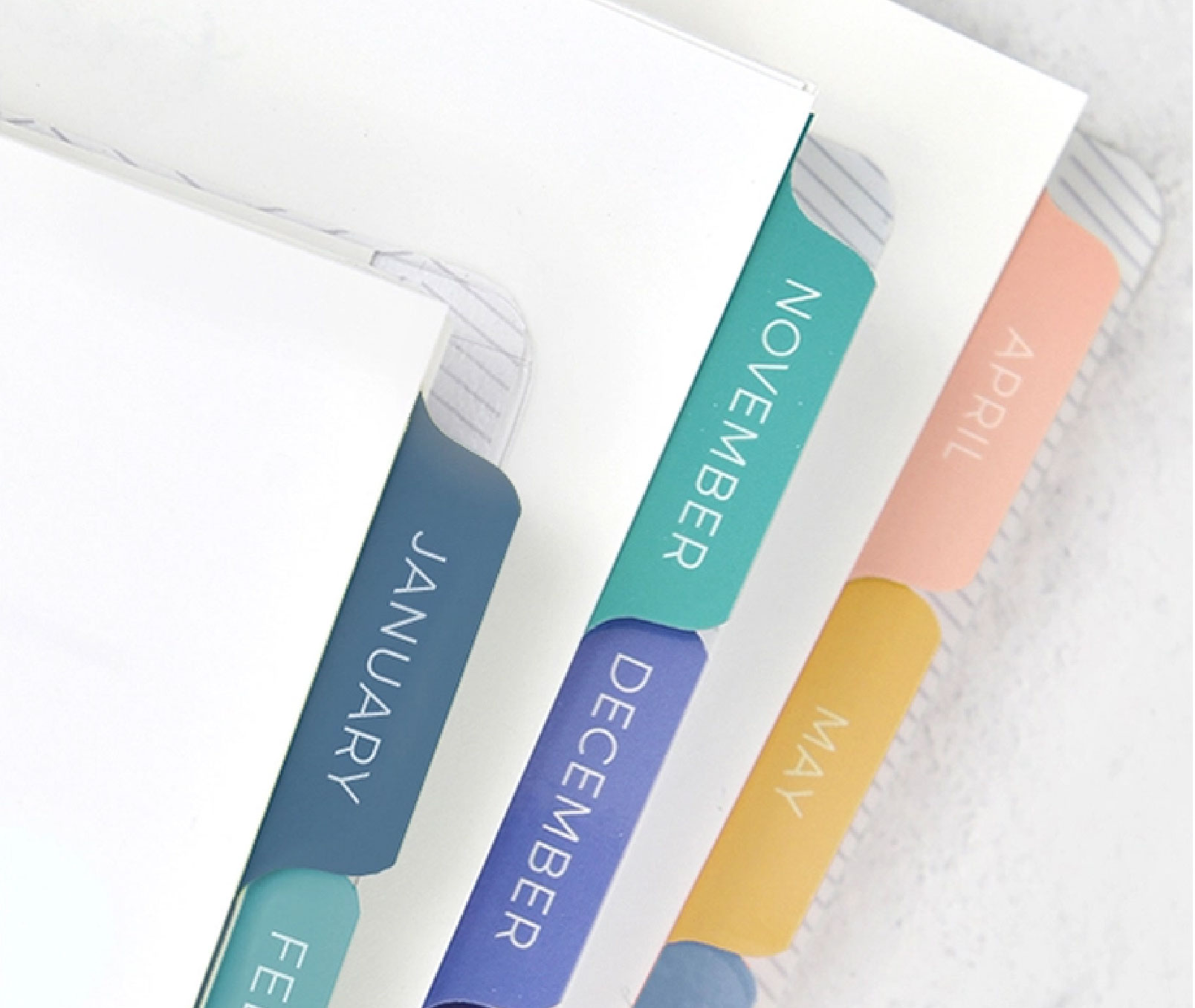 Tabbed Monthly Planner Layout Tabbed Monthly Planner Layout