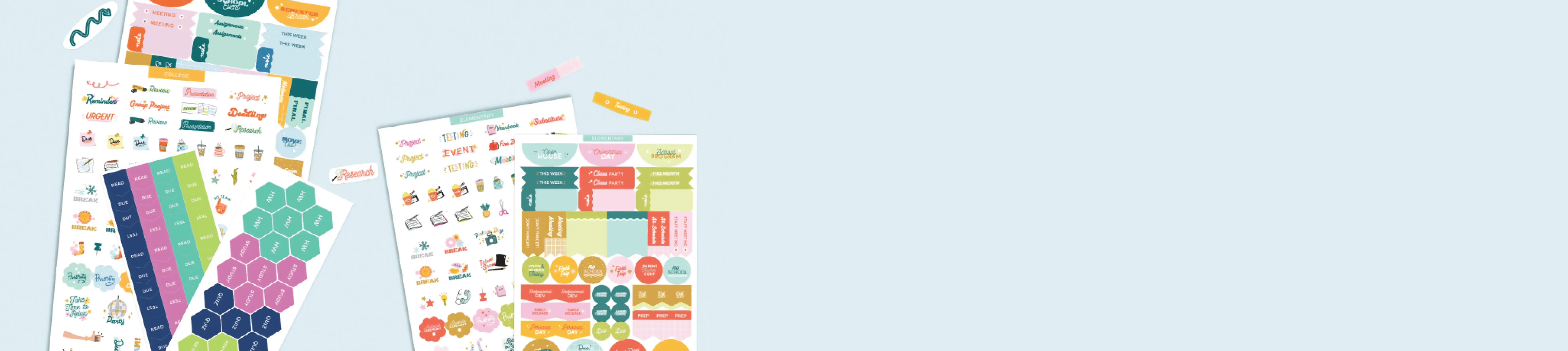 Student and Teacher Academic Stickers Student and Teacher Academic Stickers