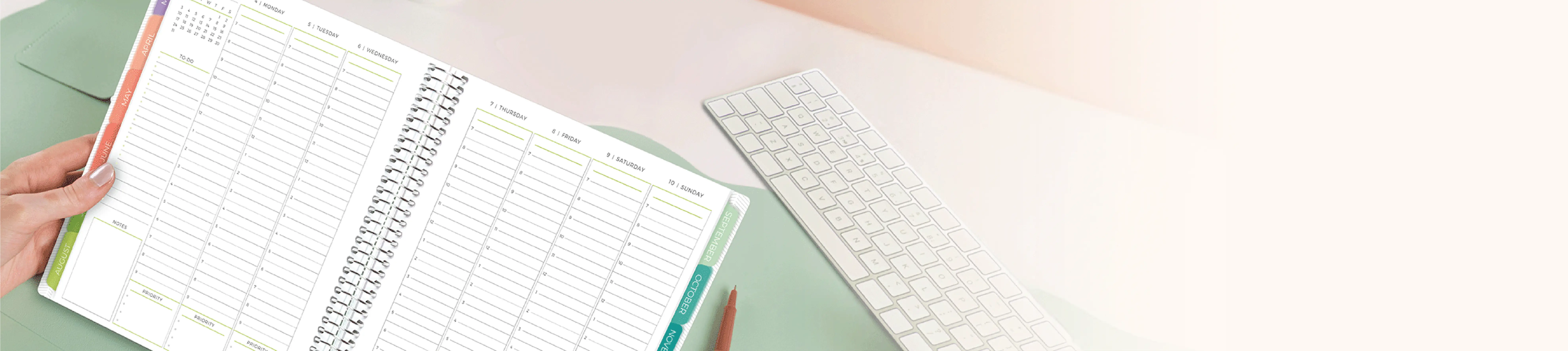 Plum Paper Simple Hourly Planner